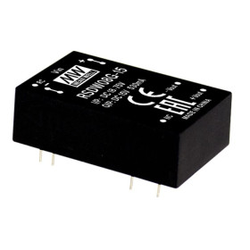 RSDW08G-15 DC/DC Converter 18-75V:+15V 530mA 8W, MEAN WELL