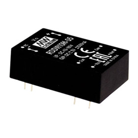 RDDW10H-05 DC/DC Converter 43-160V:+/-5V +/-1000mA 10W, MEAN WELL
