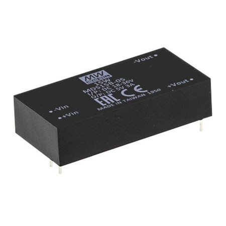 MDS15C-12 DC/DC Converter 36-75V 12V 1250mA 15W, MEAN WELL
