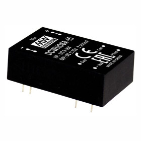 DCWN06A-05 Convertisseur CC/CC 9-18 V : ±5 V, ±500 mA, 6 W, MEAN WELL