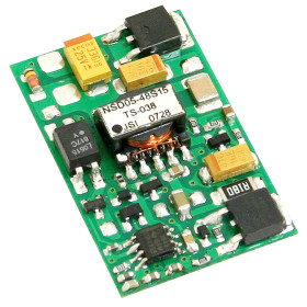 Convertisseur CC/CC NSD05-48S15 18-72 V : +15 V 330 mA, MEAN WELL