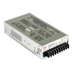 Convertisseur CC/CC SD-200D-24 72-144 V : 24 V, 8,4 A, 201 W, MEAN WELL