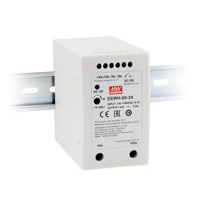 DDRH-60-24 DC/DC Converter 24V 2,5A 60W, MEAN WELL