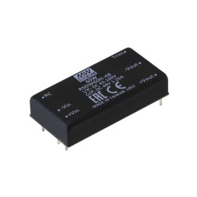 Convertisseur CC/CC RSDW60G-12 18-75 V : 12 V, 5 A, 60 W, MEAN WELL