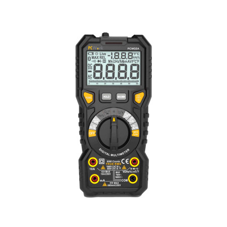 PCW02A Digital Multimeter, True RMS, CAT IV 600V