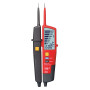 Testeur de tension UT18D, testeur de continuité, étanche, IP65, CAT IV 600 V
