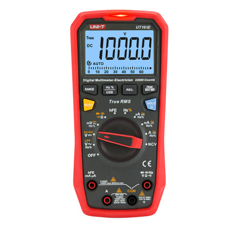 UT161E Digital Multimeter, 1000V, True RMS, 22000 Counts, Professional Device - BiF Electronic