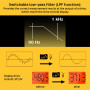 PCW05A clamp meter, digital, 600A, True RMS, 6000 counts - BiF Electronic