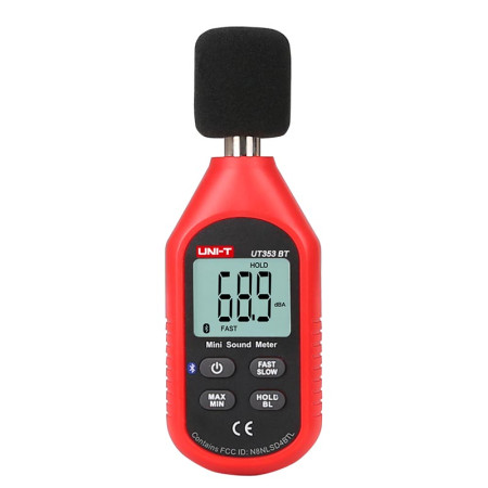 Mini-sonomètre UT353BT, Bluetooth, 30 dB à 130 dB