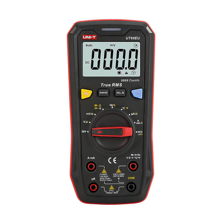 UT60EU Digital Multimeter, True RMS, 9999 counts, CAT III 600V - BiF Electronic