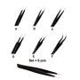 ZD-156D ESD tweezer, 120x9mm, high precision