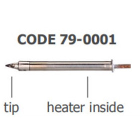 79-0001 Spare tip for ZD-20D, ZD-20F, ZD-20U - BiF Electronic