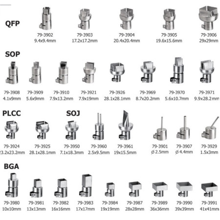 79-3902 Spare nozzle for ZD-912, ZD-939L, ZD-939D - BiF Electronic