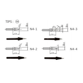 79-1416 N4-1 Spare soldering tip, ZD-912, ZD-917, ZD-981, ZD-982, ZD-987 - BiF Electronic