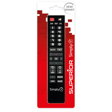 SUPERIOR Simply Plus – Télécommande universelle (SUPTPB016)