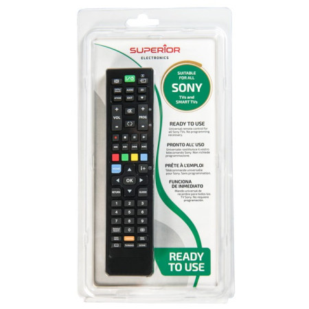 SUPERIOR Sony Smart TV – Replacement Remote Control (SUPTRB005 / SUP033)
