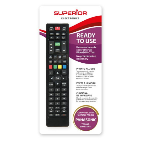 SUPERIOR Panasonic Smart TV – Replacement Remote Control (SUPTRB003) - BiF Electronic