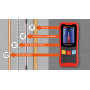 UT387E Scanner mural avec écran couleur LED, batterie Li-ion  