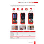 UT387E Scanner mural avec écran couleur LED, batterie Li-ion  