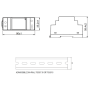 PCE30-24-1-DIN-S DIN Rail Power Supply, Slim, 24W, 24V, 1A - BiF Electronic