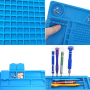PCW10A Soldering mat 450x300mm with storage boxes, magnetic, silicone - BiF Electronic