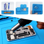 PCW10A Soldering mat 450x300mm with storage boxes, magnetic, silicone - BiF Electronic