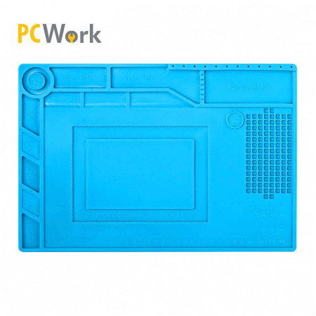 PCW10B soldering mat 390x270mm, magnetic, heat resistant silicone