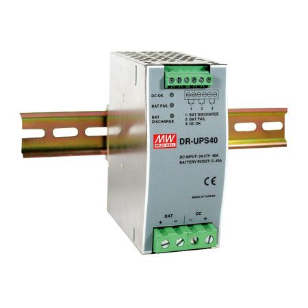 DR-UPS40 Battery Charger for DIN Rail UPS Systems