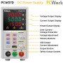 Alimentation à découpage de laboratoire PCW07D, courant continu, 0-50 V, 0-6 A