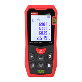 LM70A Laser distance meter, 70m, 2 water carts