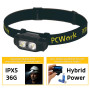 PCW12A LED Headlamp Head Torch Hybrid Rechargeable 200lm