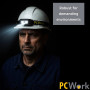 PCW12A LED Headlamp Head Torch Hybrid Rechargeable 200lm