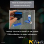 PCW12A LED Headlamp Head Torch Hybrid Rechargeable 200lm