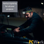 PCW12A LED Headlamp Head Torch Hybrid Rechargeable 200lm