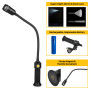 PCW12F Magnetic Gooseneck Work Light Rechargeable 400lm