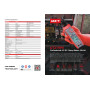 UT219PV Clamp meter for photovoltaics 2500V DC 1000A IP65 Bluetooth LPF