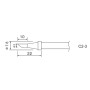 79-3231 C2-3 Spare Soldering Tip for ZD-99 58W - ZD-8906 58W