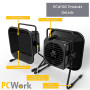 PCW10C Soldering fume extractor ESD-safe, smoke absorber, activated carbon