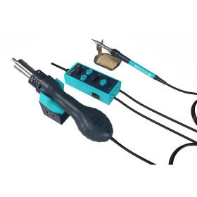 PCW09C 2-in-1 Hot Air Station Soldering Station 650W 2 Channel