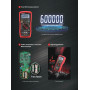 Multimètre numérique industriel UT197, 600 000 points, 1 000 V, CAT IV, valeur efficace vraie (TRUE RMS), IP67