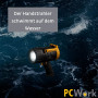 PCW12I LED Handheld Spotlight Floatable IPX7 Waterproof 1590lm