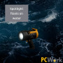 PCW12I LED Handheld Spotlight Floatable IPX7 Waterproof 1590lm