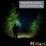 PCW12H LED Flashlight Rechargeable Hybrid 650lm Zoom Waterproof