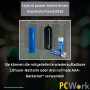 PCW12H LED Flashlight Rechargeable Hybrid 650lm Zoom Waterproof