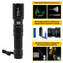 PCW12H LED Flashlight Rechargeable Hybrid 650lm Zoom Waterproof