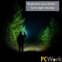PCW12H LED Flashlight Rechargeable Hybrid 650lm Zoom Waterproof