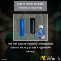 PCW12H LED Flashlight Rechargeable Hybrid 650lm Zoom Waterproof
