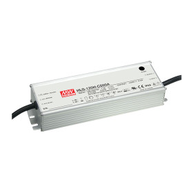 HLG-120H-C500B LED driver, IP65 150W, 150-300V, 500mA CC dimmable, MEAN WELL
