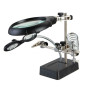 ZD-126-3 helping hand, magnifier, LED light, soldering iron holder