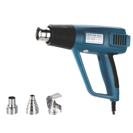ZD-510 Hot Air Gun, 1500W, LCD, Temperature Adjustable